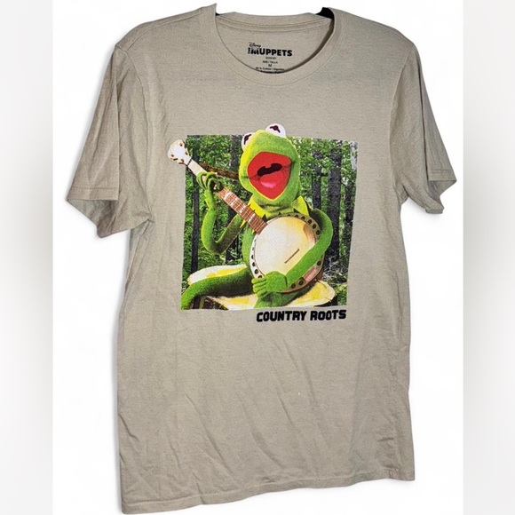 Disney Other - Disney Muppets Country Roots Tee - Green and Tan